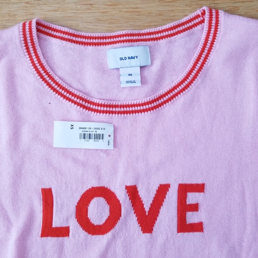 💕VALENTINE'S DAY SALE💕Crewneck "LOVE" Sweater - Picture 3 of 5